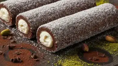 Bardak tatlısı tarifi, su bardağında pişen rulo muhallebi tatlısı ve Hindistan cevizi kaplaması