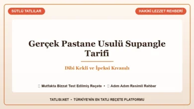 Gerçek Pastane Usulü Supangle Tarifi: Dibi Kekli ve İpeksi Kıvamlı Tarifi ve Sunumu, Tatlisi.net