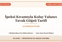 İpeksi Kıvamıyla Kolay Yalancı Tavuk Göğsü Tarifi: 15 Dakikada Pratik Tarifi ve Sunumu, Tatlisi.net