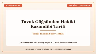 Tavuk Göğsünden Hakiki Kazandibi Tarifi: Yanık Tabanlı Saray Tatlısı Tarifi ve Sunumu, Tatlisi.net